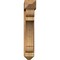 Ekena Millwork Olympic Arts and Crafts Rough Sawn Bracket w/ Offset Brace, Western Red Cedar, 8"W x 36"D x 44"H BKT0806X36X44OLY03RWR - alternate 4